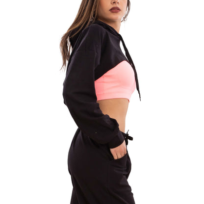 toocool tuta donna completo fitness sport vi 3249 grigio sm