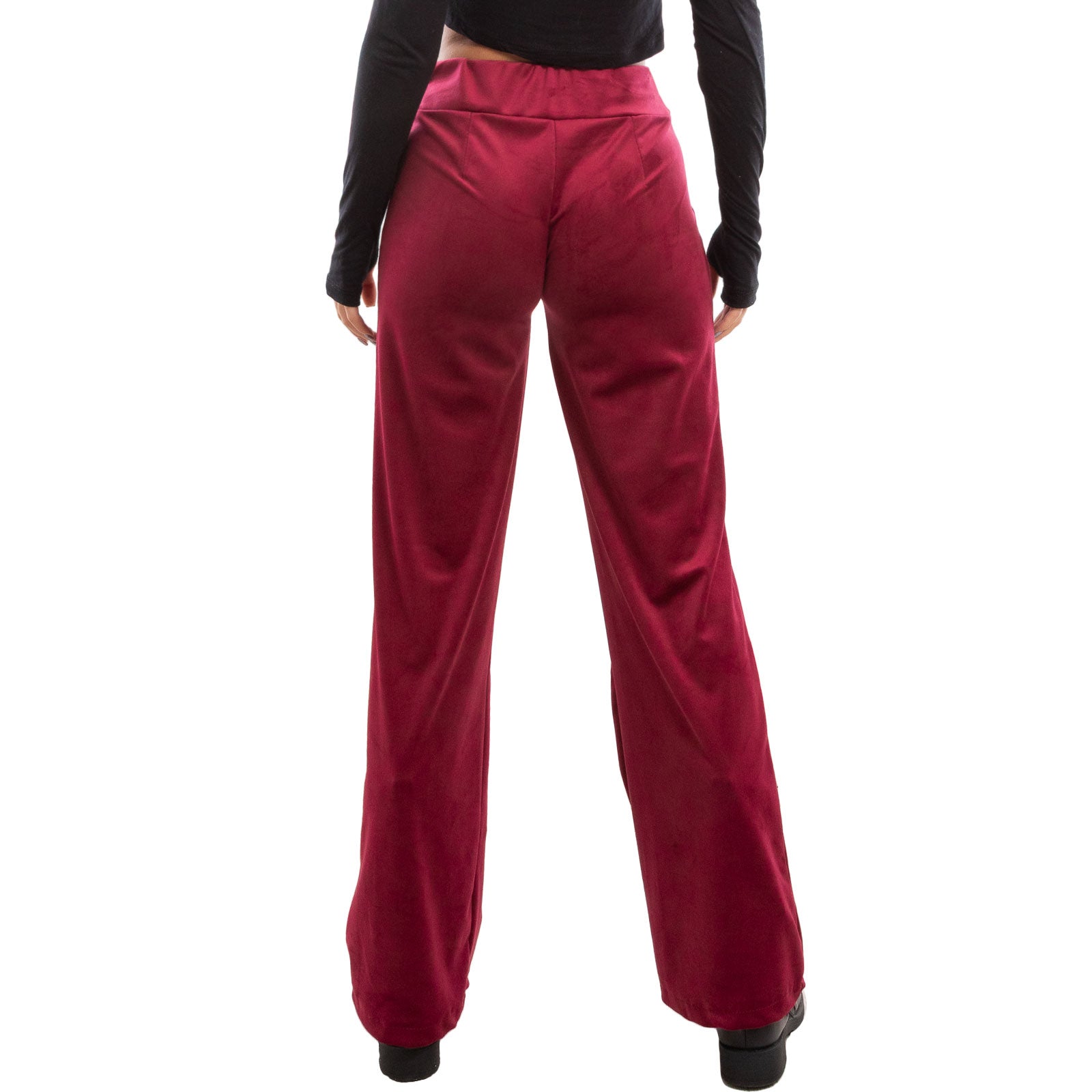 toocool pantaloni donna palazzo velluto ciniglia elasticizzati eleganti invernali toocool vi 5522