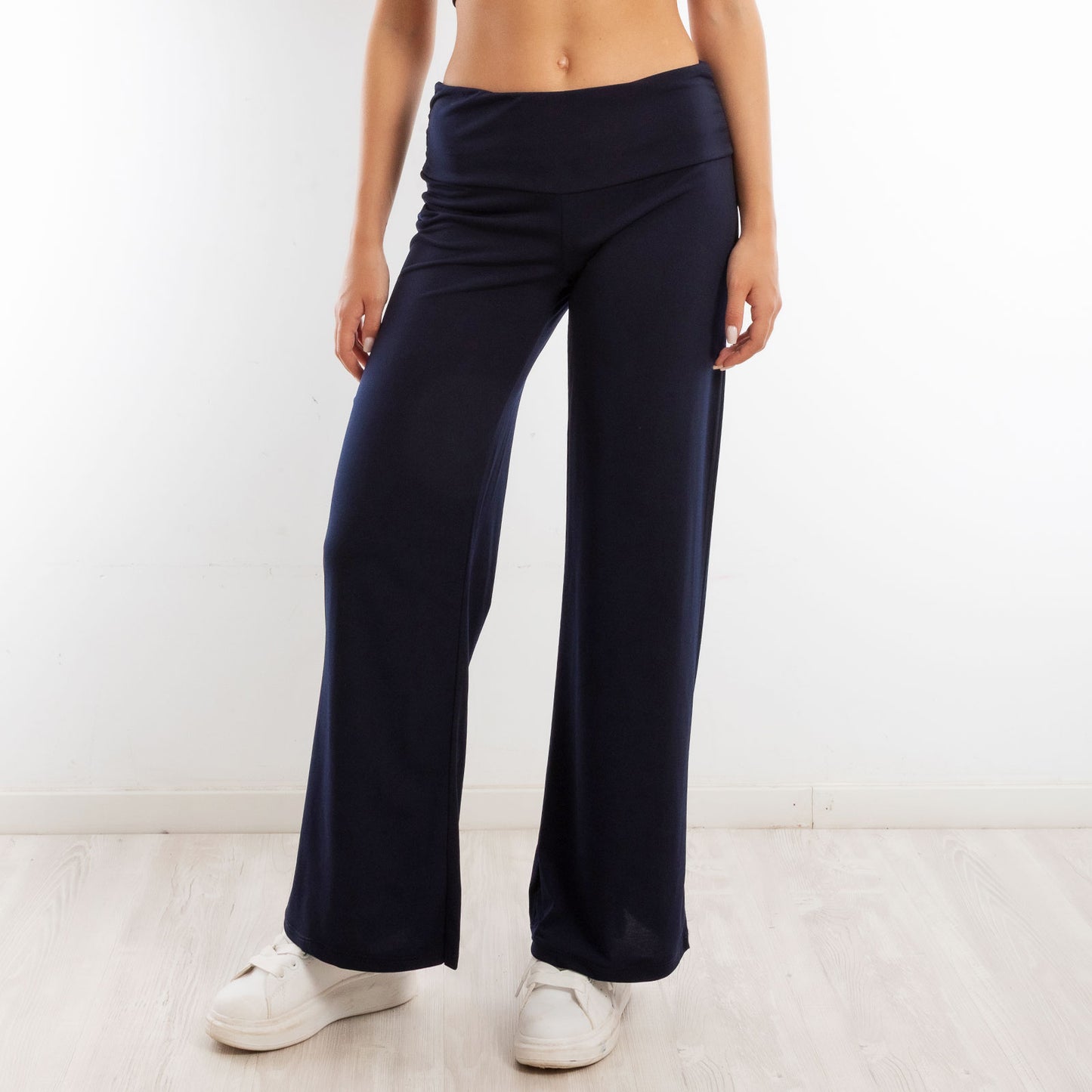 toocool pantaloni donna sportivi vita alta yoga palestra morbidi elasticizzati toocool vi 5396 nero s