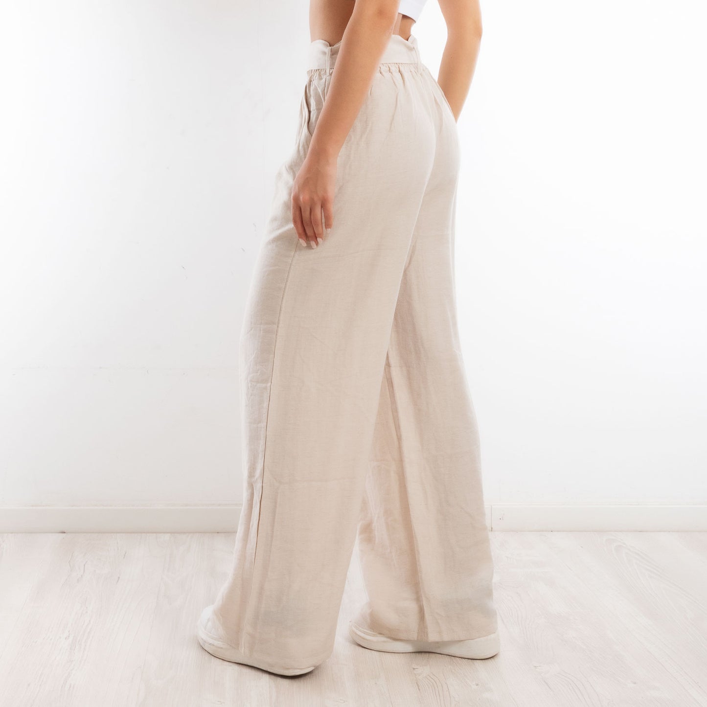 toocool pantaloni palazzo donna leggeri estivi freschi comodi cintura toocool yv260 nero sm