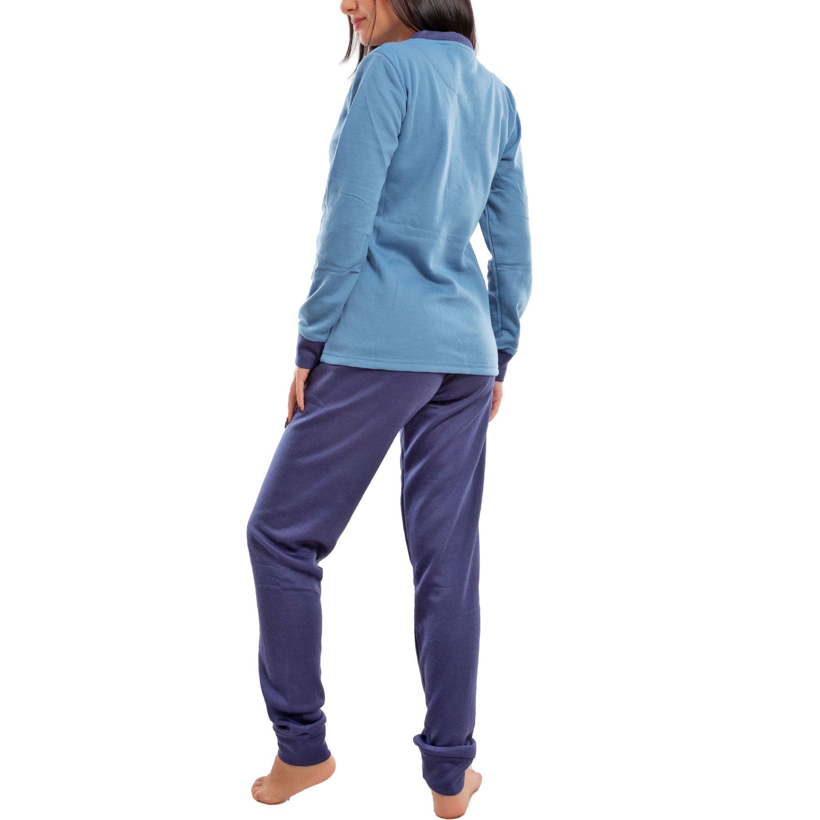 toocool pigiama donna invernale felpato orsetto orso maniche lunghe caldo cotone toocool d8369 rosa s