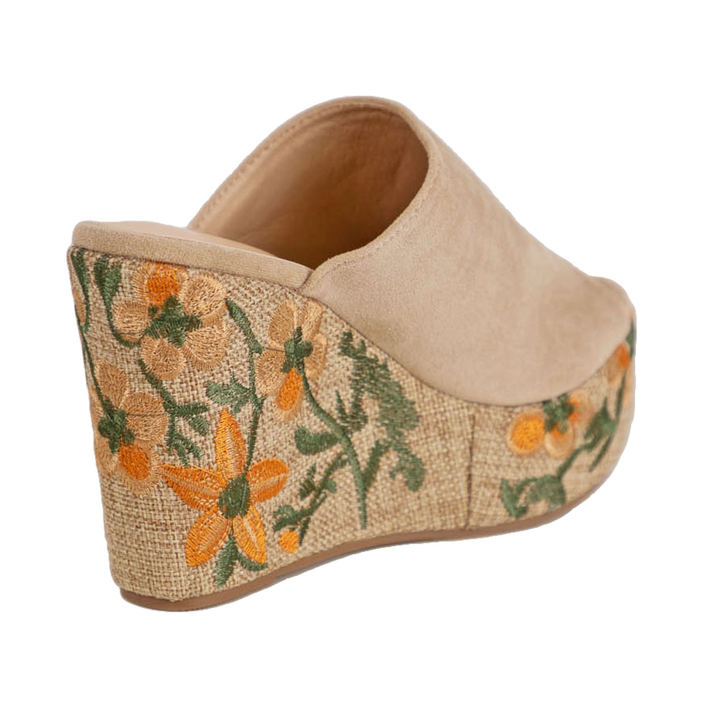 toocool sabot donna zeppa alta e plateau sandali mule open toe scamosciata ricamo floreale boho chict toocool ad5c z1241 nero 36