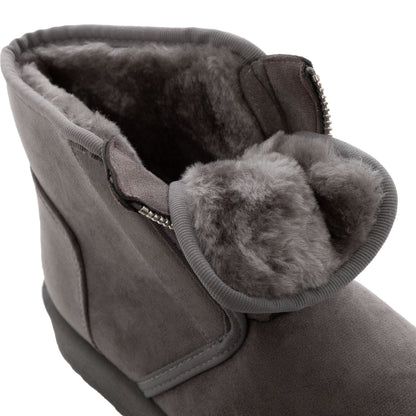 toocool scarponcini invernali uomo chiusura zip stivaletti caldi foderati in pelliccia sintetica tronchetti comodi toocool nu7709 nero 41