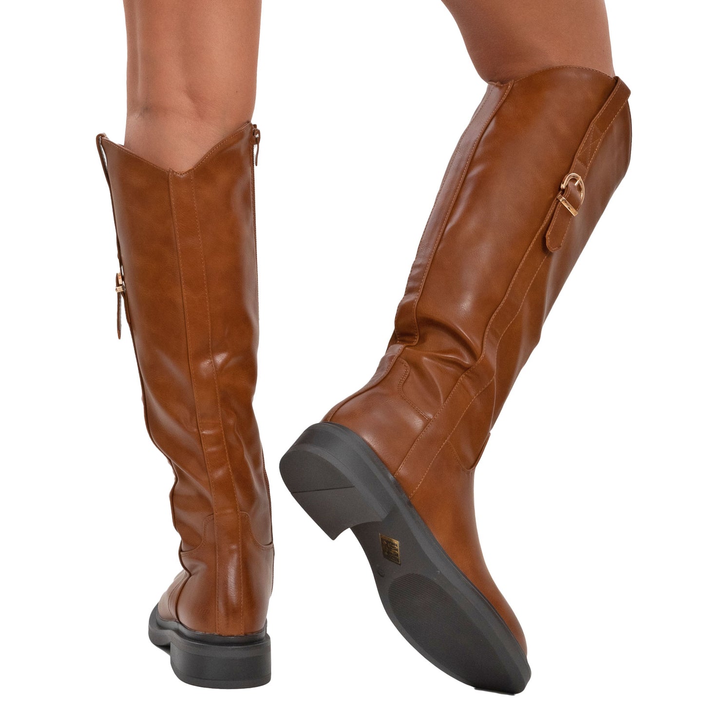 toocool stivali alti al ginocchio donna pelle sintetica stivali cavallerizza fibbia toocool d7977
