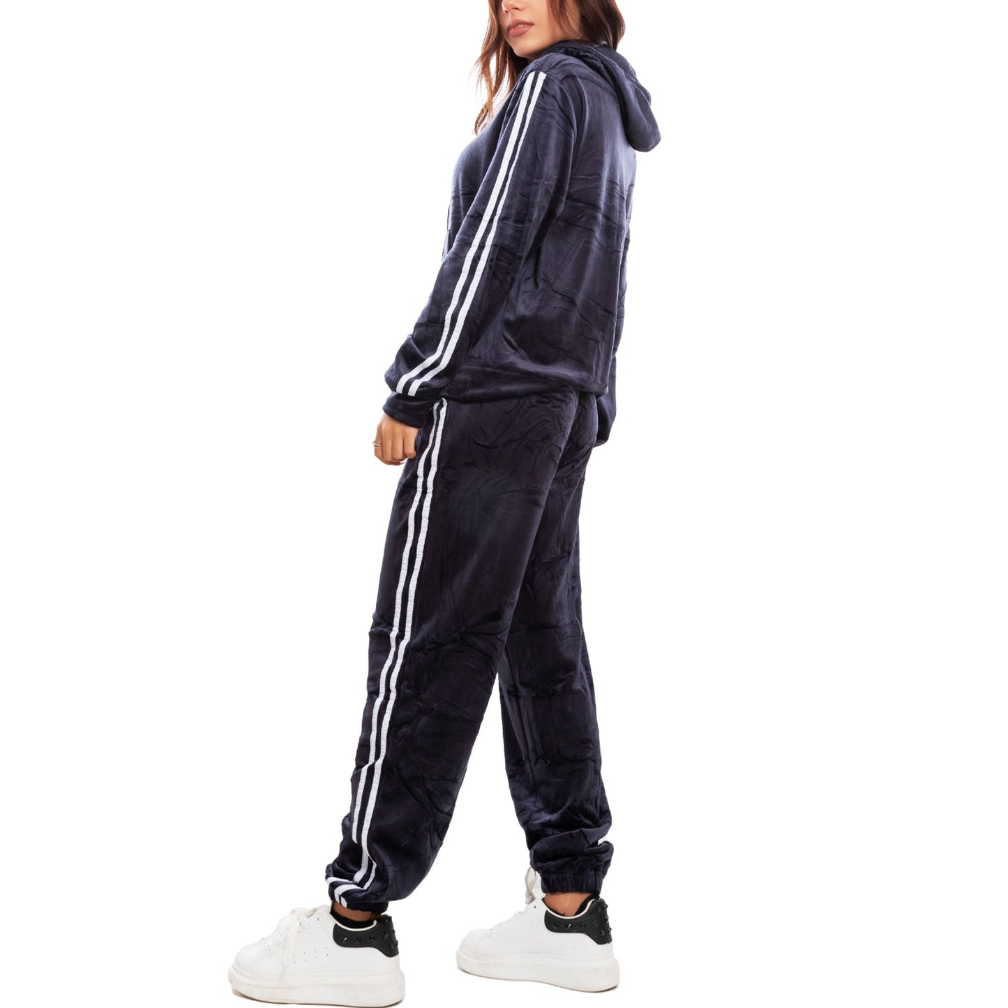 immagine-11-toocool-tuta-sportiva-donna-velour-velluto-ciniglia-cappuccio-be-8502