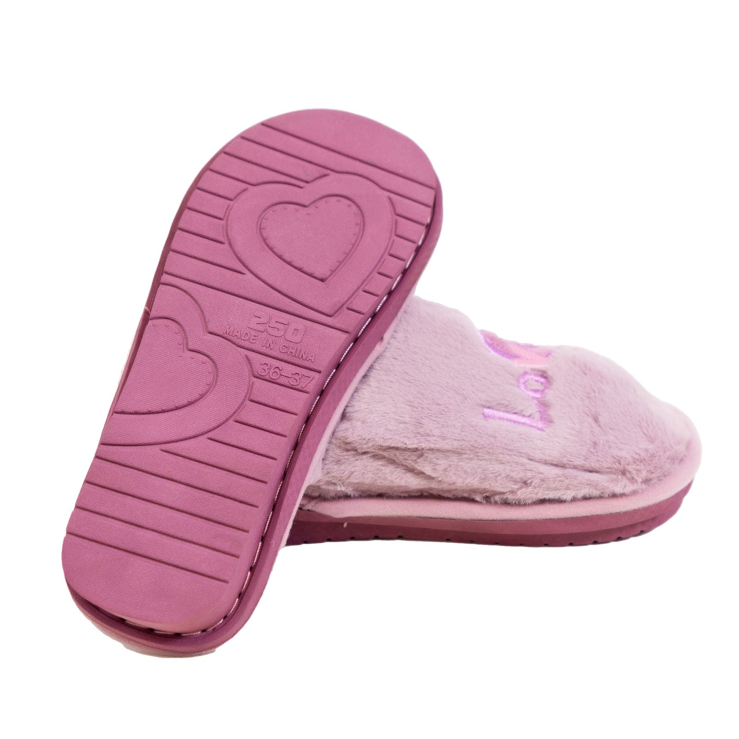 toocool ciabatte donna babbucce love pantofole peluche calde pelliccia homewear toocool li 608 grigio 38 39