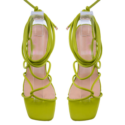 toocool sandali donna lacci schiava scarpe eleganti punta quadrata chiusura intreccio regolabile cerimonia toocool pm2857 nero 36