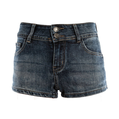 toocool shorts pantaloncini jeans donna corti hot pants vita media toocool t8128 blu xs