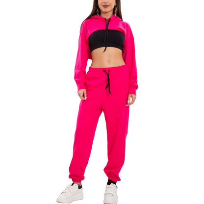 toocool tuta donna completo fitness sport vi 3249 grigio sm