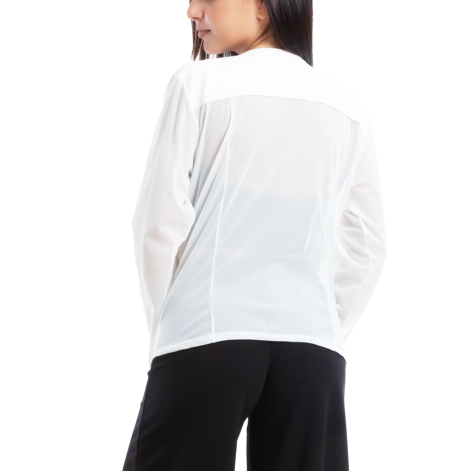 toocool giacca pelle sintetica donna velata elegante g987