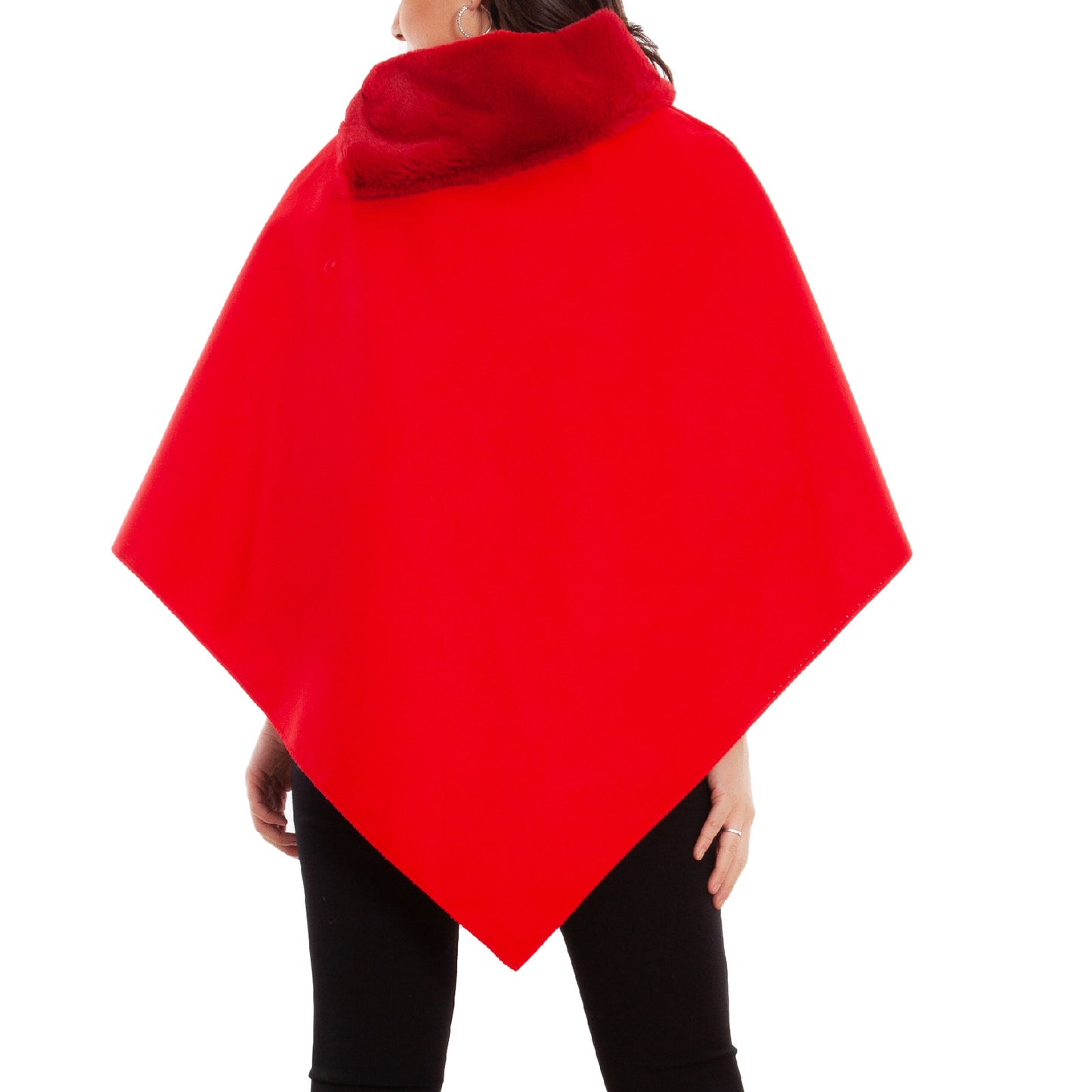 toocool mantella donna poncho panno vb 2991