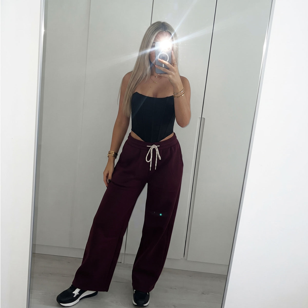toocool pantaloni tuta donna sportivi casual toocool yv3870 nero s