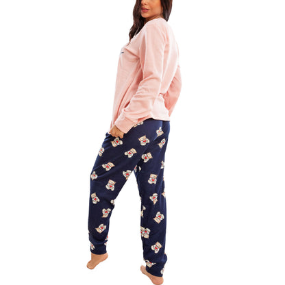 toocool pigiama donna invernale felpato orsetto maniche lunghe pantaloni caldo cotone toocool q2251 grigio m