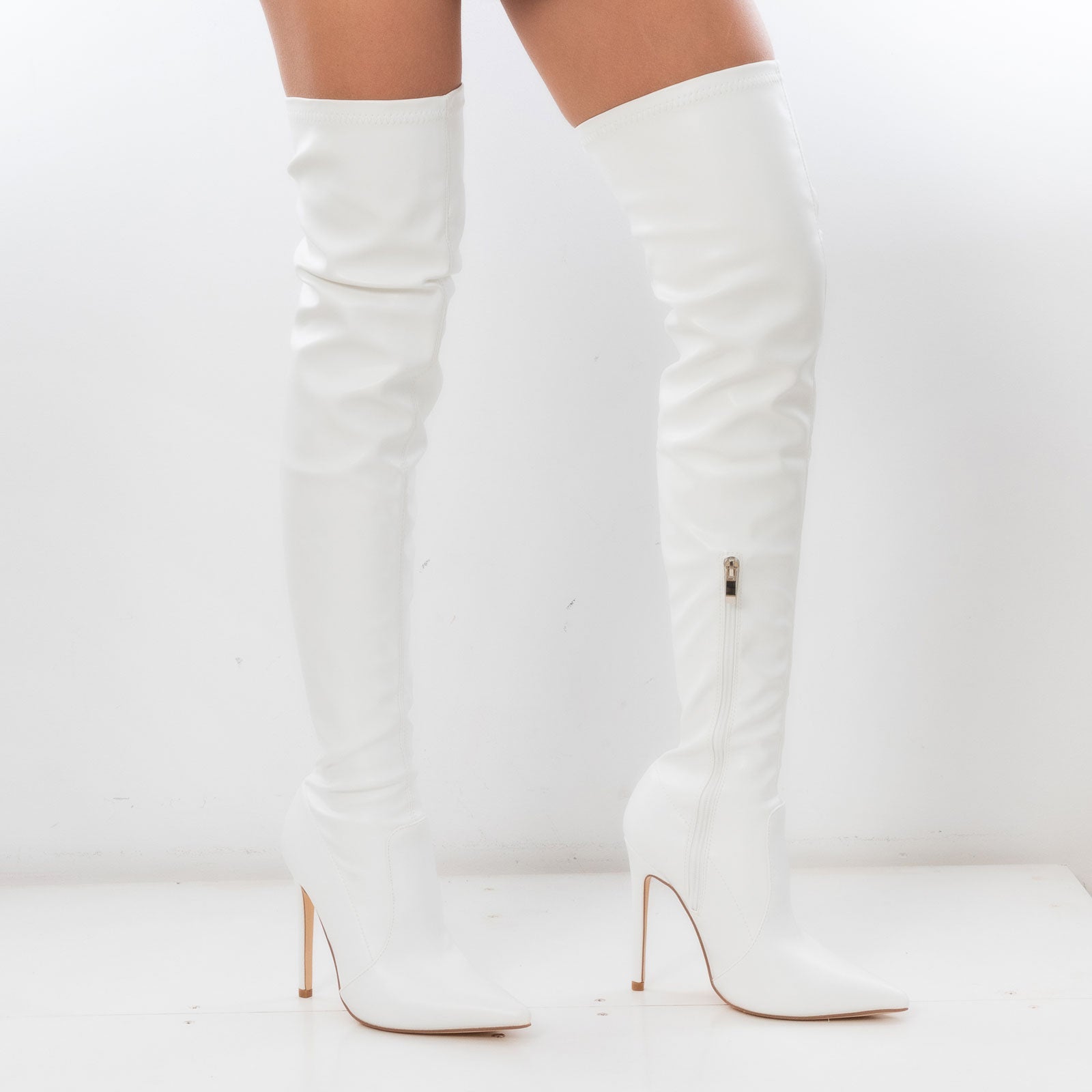 toocool stivali alti donna cuissardes alti sopra ginocchio pelle sintetica toocool x8247