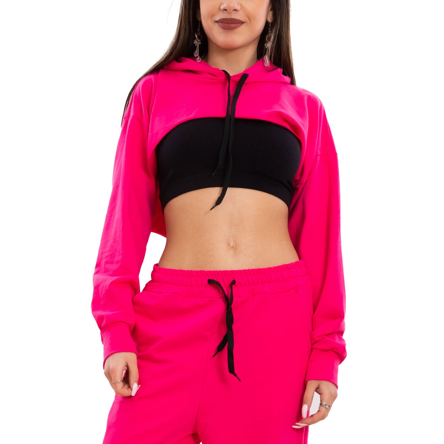 toocool tuta donna completo fitness sport vi 3249 grigio sm