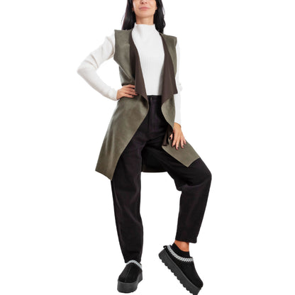immagine-14-toocool-gilet-lungo-donna-scamosciato-smanicato-vi-3601