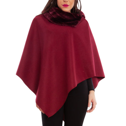 toocool mantella donna poncho panno vb 2991