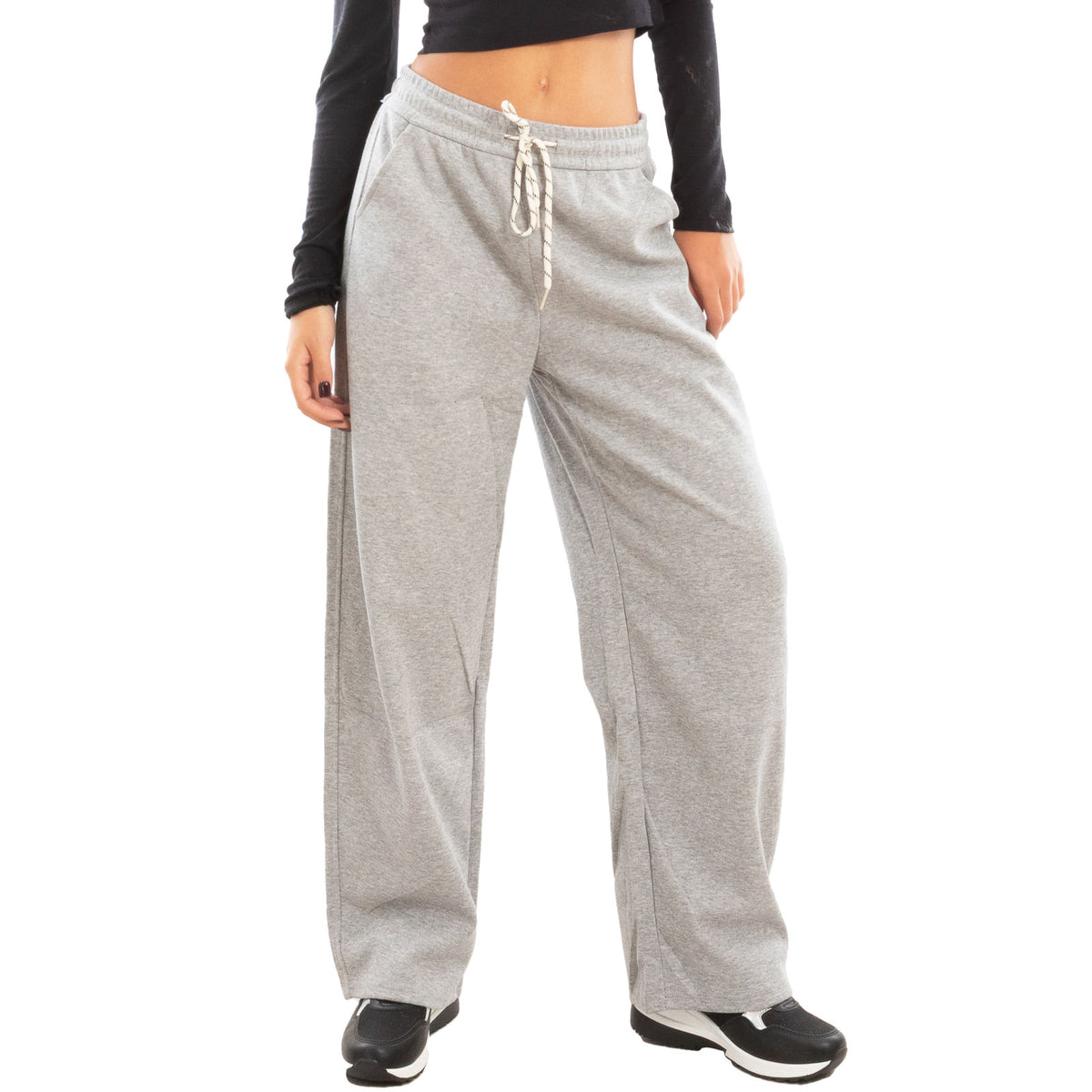 toocool pantaloni tuta donna sportivi casual toocool yv3870 nero s