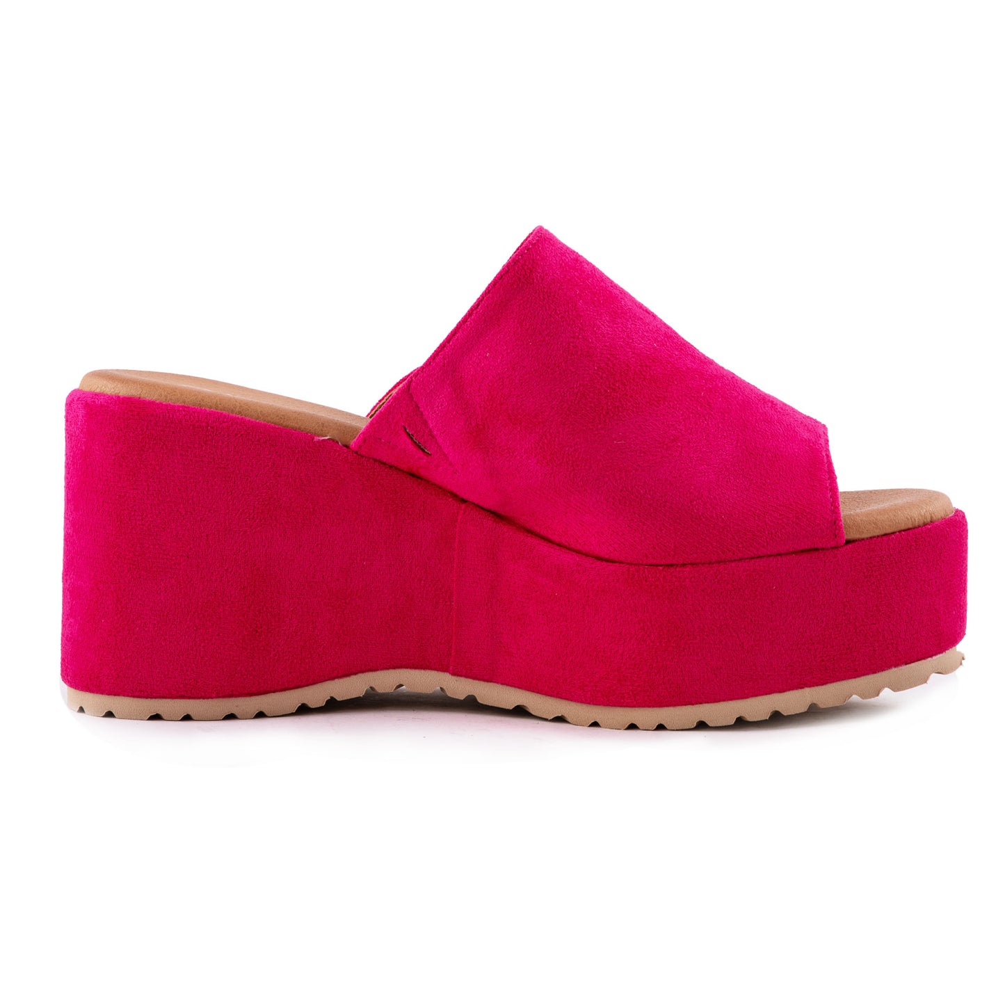 toocool sabot donna sandali scamosciati zeppa flatform hd055 181