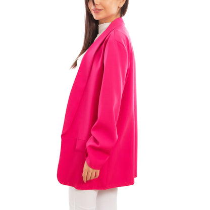 toocool blazer donna elegante sfoderato oversize giacca leggera aperta casual manica lunga toocool vi 7415 nero sl