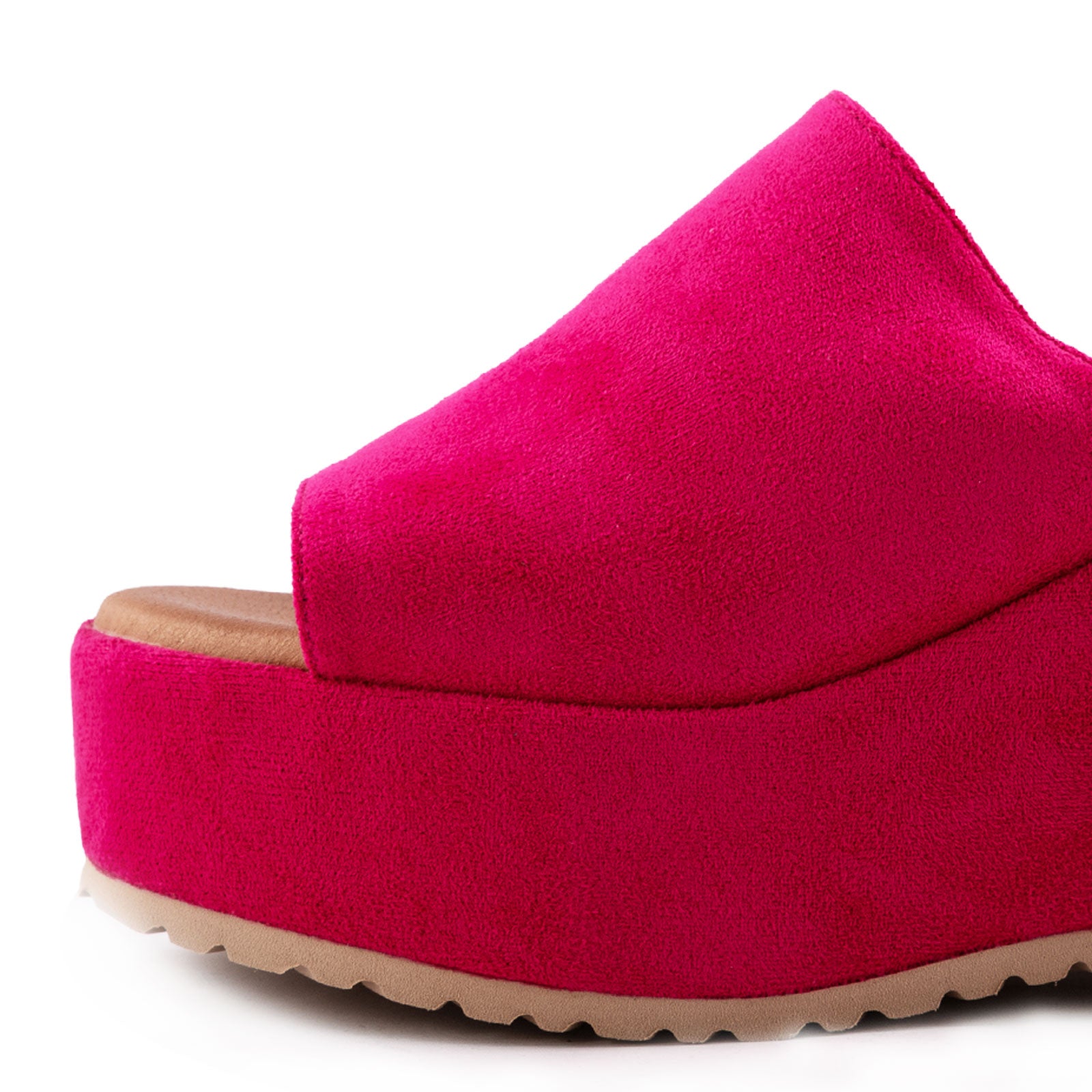 toocool sabot donna sandali scamosciati zeppa flatform hd055 181