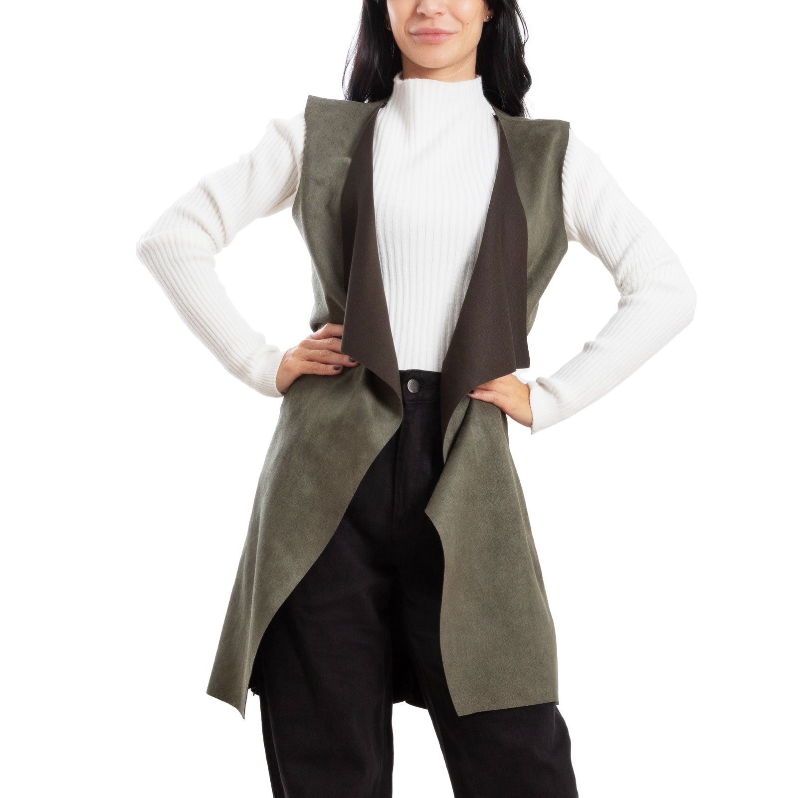 immagine-16-toocool-gilet-lungo-donna-scamosciato-smanicato-vi-3601
