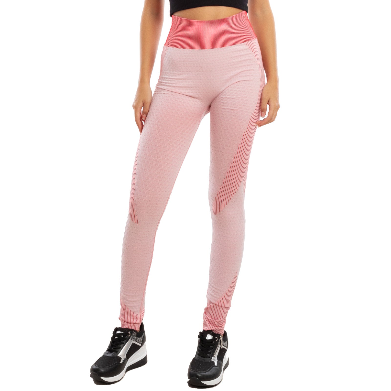 toocool leggings sportivi donna pantaloni palestra fitness f626