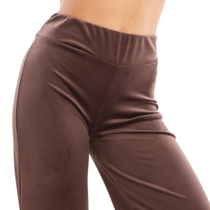 toocool pantaloni donna palazzo velluto ciniglia elasticizzati eleganti invernali toocool vi 5522