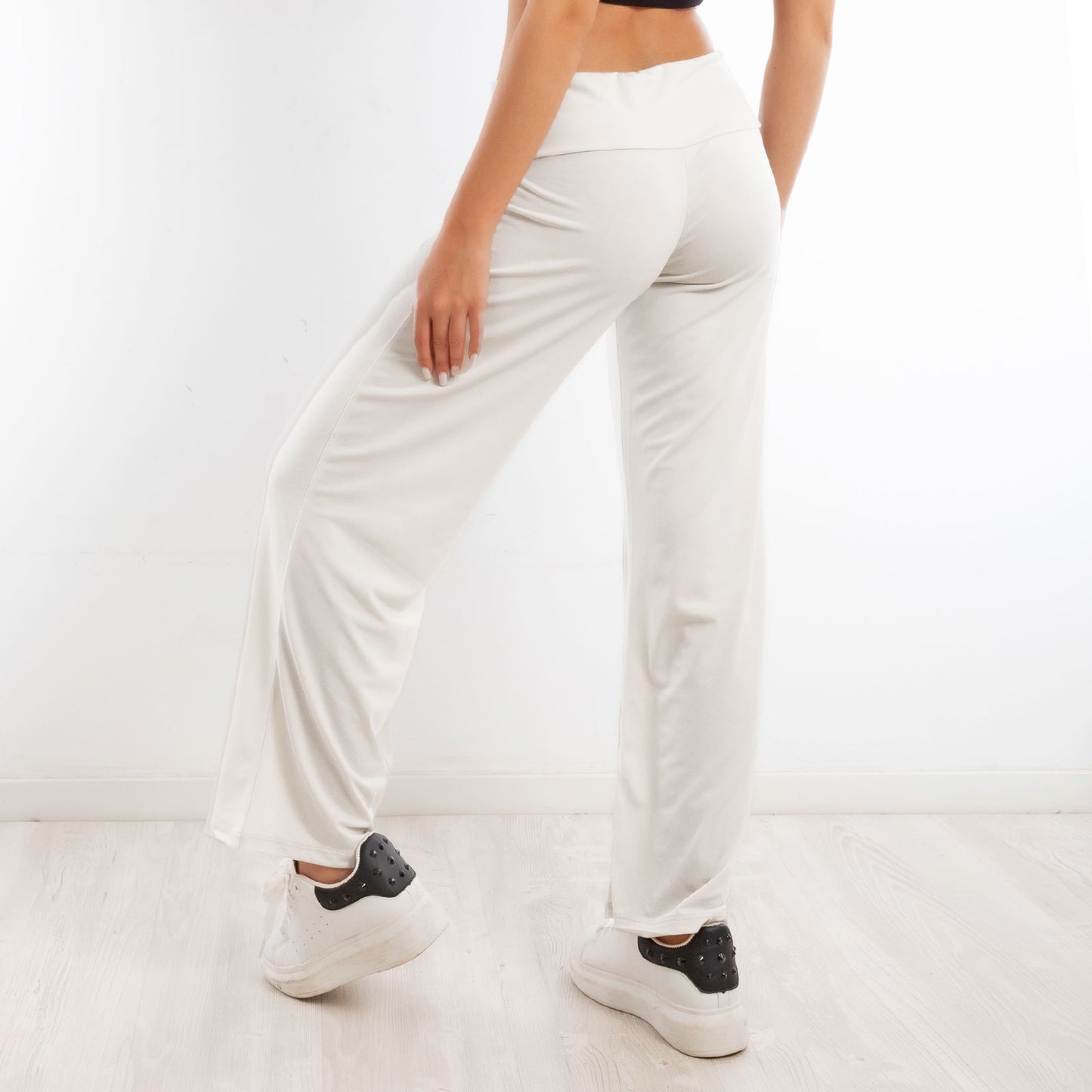 toocool pantaloni donna sportivi vita alta yoga palestra morbidi elasticizzati toocool vi 5396 nero s