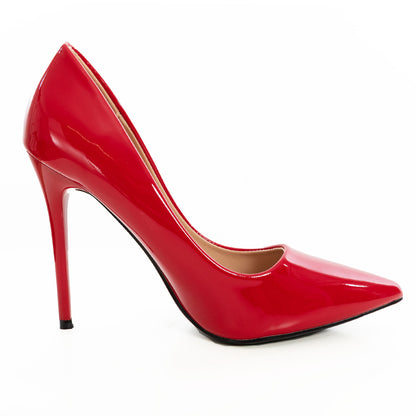 toocool scarpe decollete donna a punta tacco a spillo classiche eleganti vernice sintetica lucida 3964