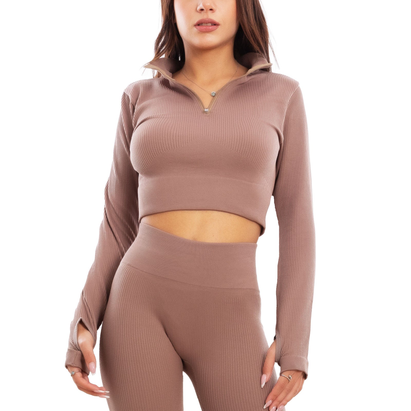 immagine-17-toocool-completo-sportivo-tuta-ginnastica-vita-alta-y011