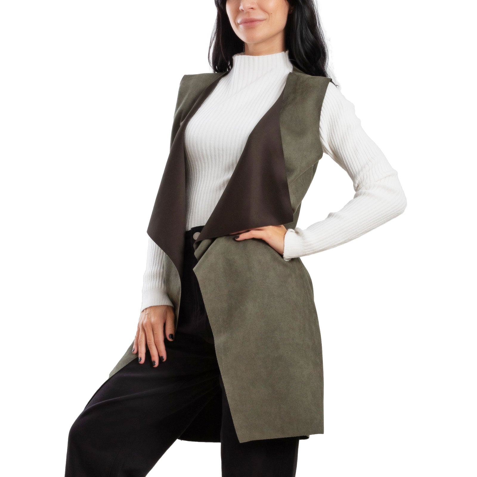 immagine-17-toocool-gilet-lungo-donna-scamosciato-smanicato-vi-3601