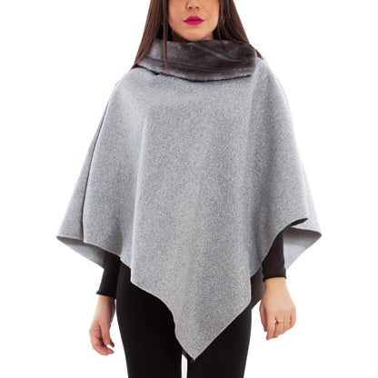 toocool mantella donna poncho panno vb 2991