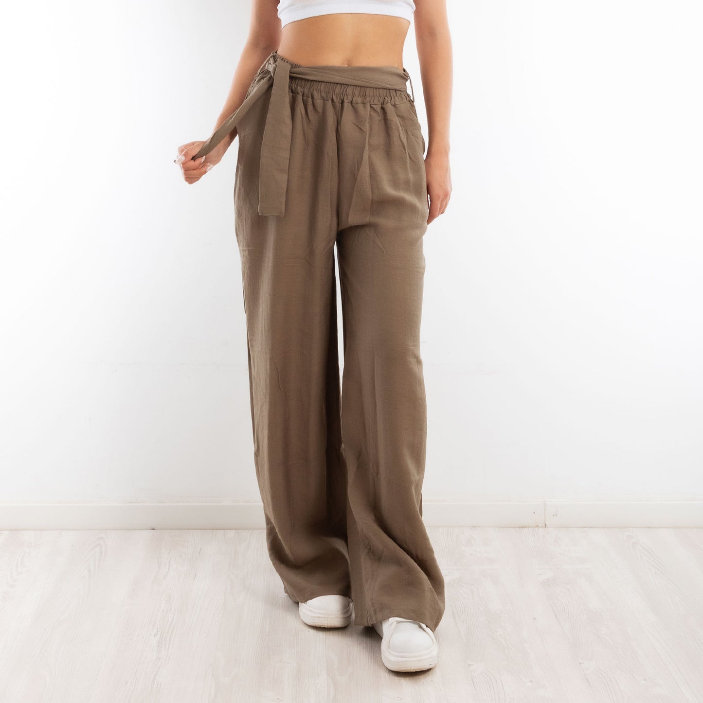 toocool pantaloni palazzo donna leggeri estivi freschi comodi cintura toocool yv260 nero sm