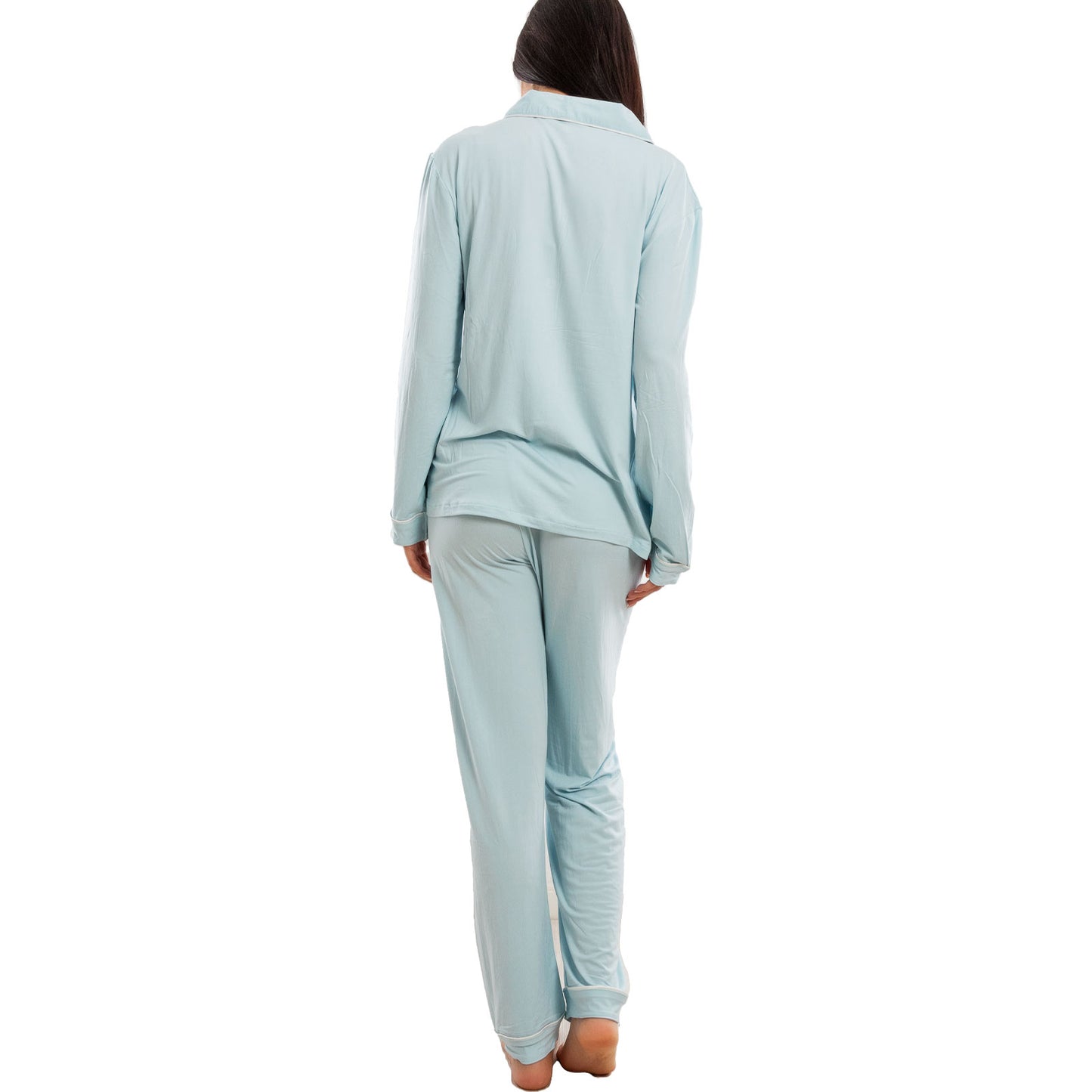 toocool pigiama donna due pezzi microfibra set loungewear maglia maniche lunghe pantaloni lunghi classico toocool m467 rosa xl