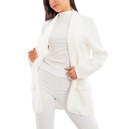 toocool blazer donna elegante sfoderato oversize giacca leggera aperta casual manica lunga toocool vi 7415 nero sl