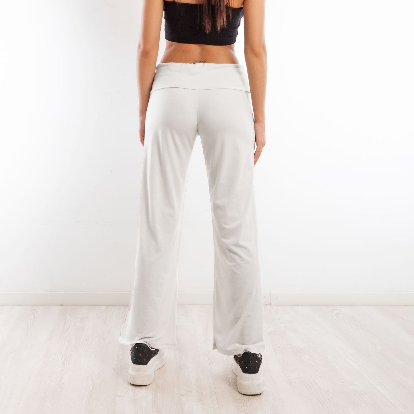 toocool pantaloni donna sportivi vita alta yoga palestra morbidi elasticizzati toocool vi 5396 nero s
