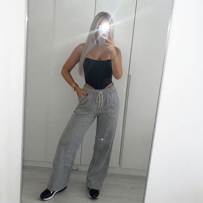 toocool pantaloni tuta donna sportivi casual toocool yv3870 nero s