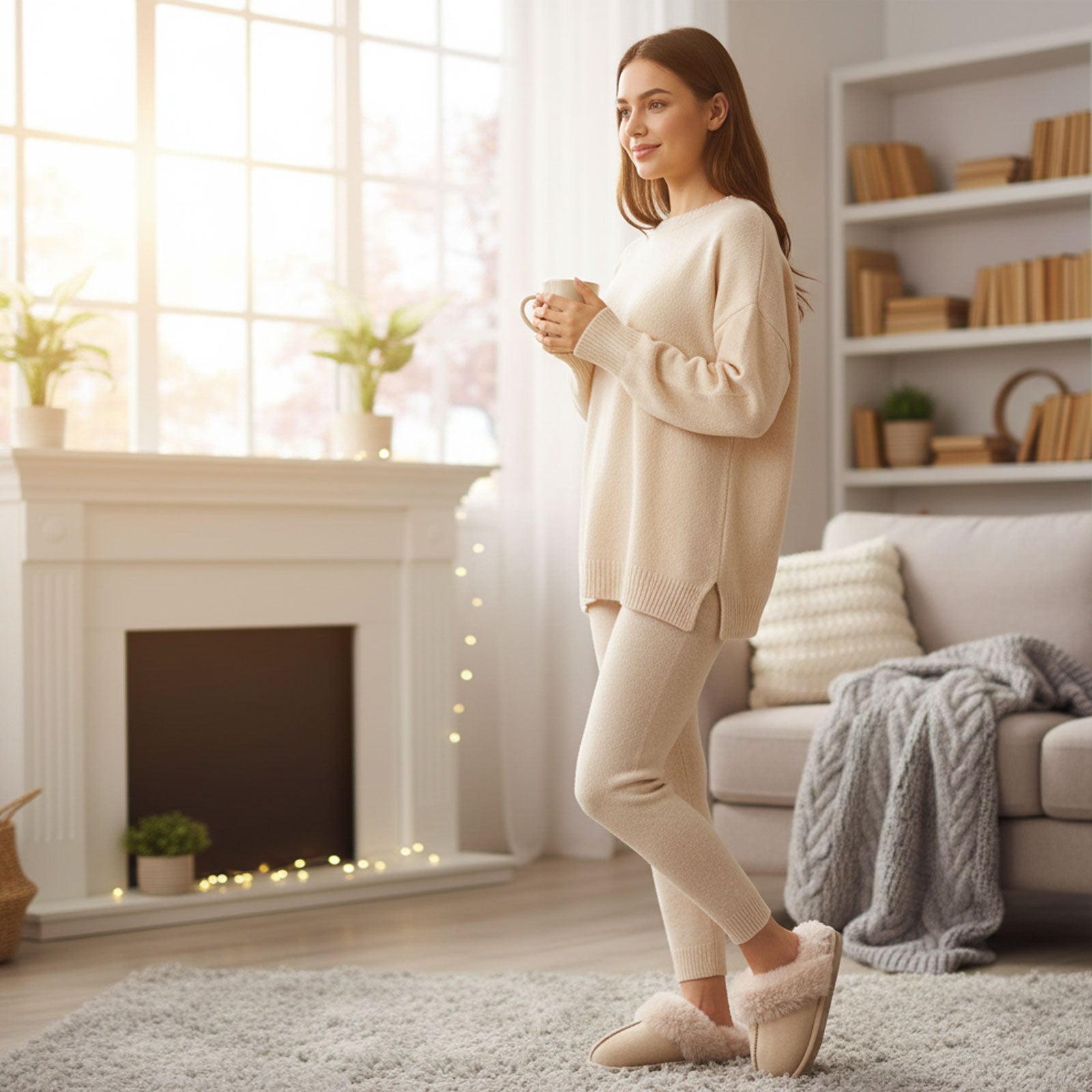 toocool pantofole donna pelose ciabatte da casa peluche comode calde invernali toocool xr 1060 nero 36