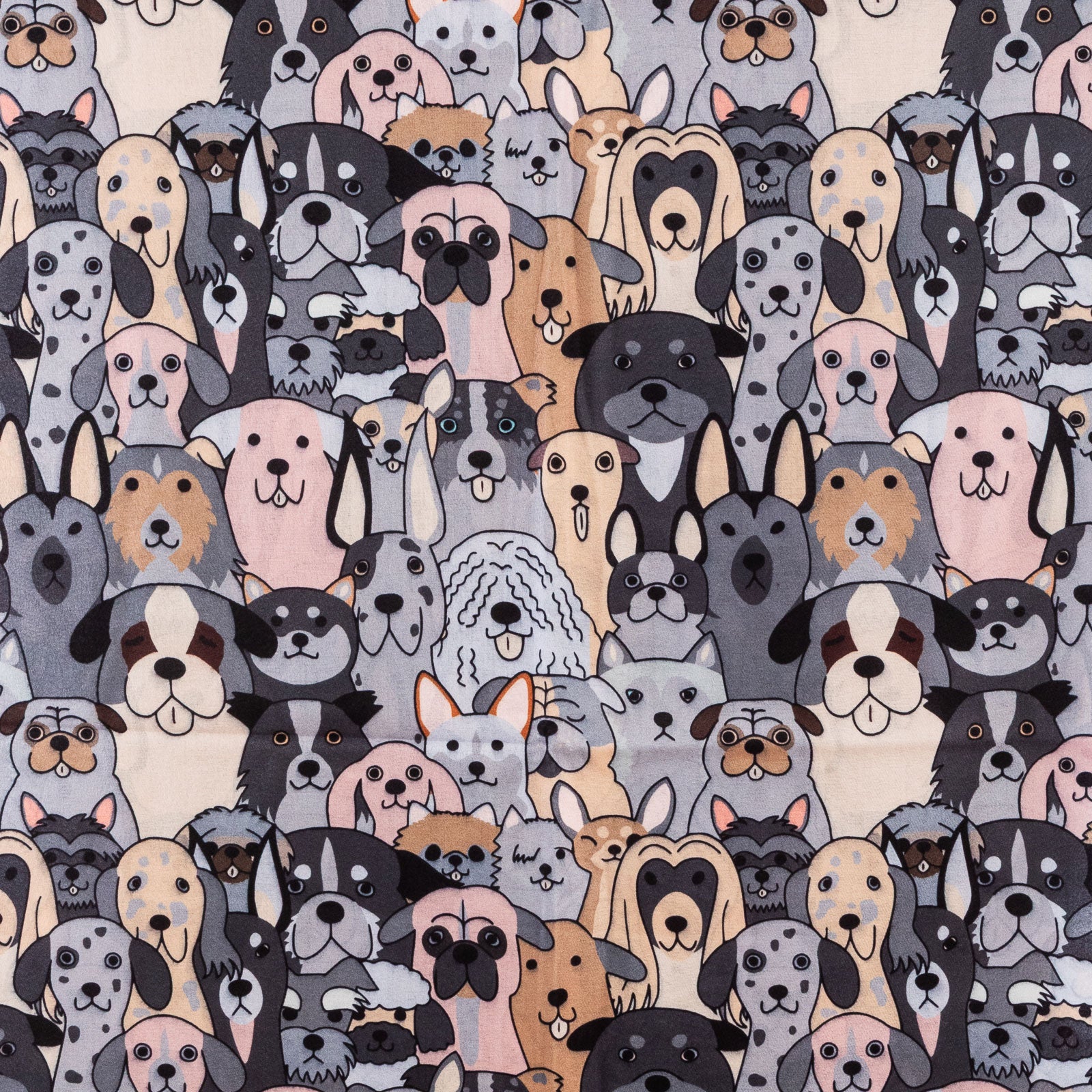 toocool sciarpa stola unisex cani frange foulard scialle invernale scaldacollo toocool wj 8217 nero taglia unica