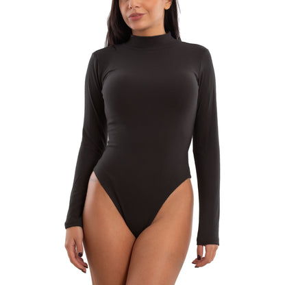 toocool body donna leggermente felpato manica lunga elasticizzato sottogiacca outfit casual toocool yp1205 nero sm