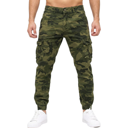 toocool pantaloni cargo uomo militari slim fit mimetici tasconi toocool g6583