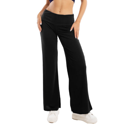 toocool pantaloni donna sportivi vita alta yoga palestra morbidi elasticizzati toocool vi 5396 nero s