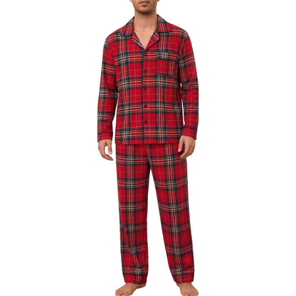 toocool pigiama uomo felpato scozzese invernale due pezzi toocool d6480 rosso m