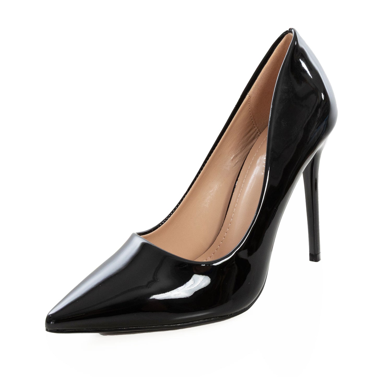 toocool scarpe decollete donna a punta tacco a spillo classiche eleganti vernice sintetica lucida 3964