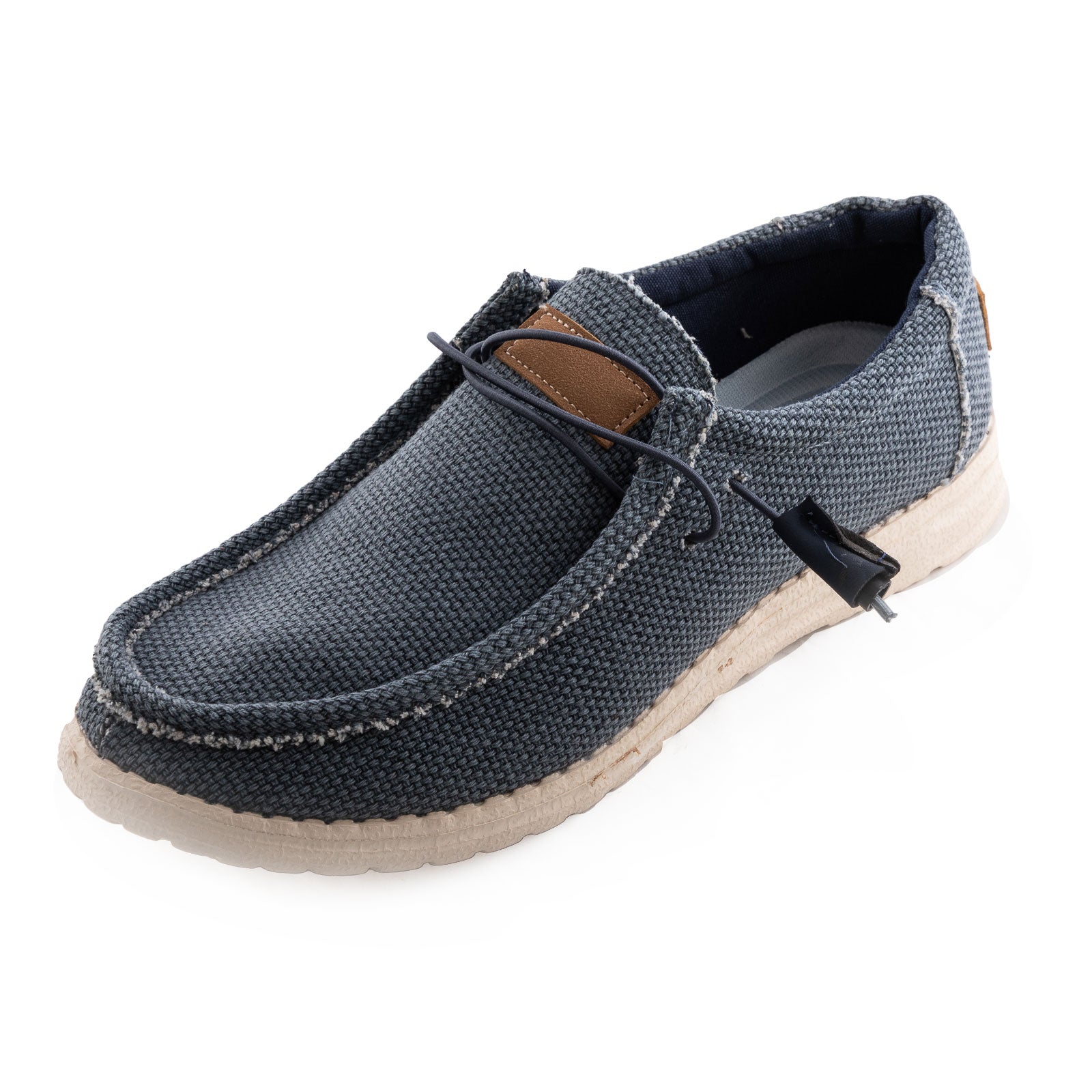 toocool scarpe slip on da uomo tela leggera mocassini casual lacci elastici suola antiscivolo camminata tempo libero toocool grz 9908 blu 44