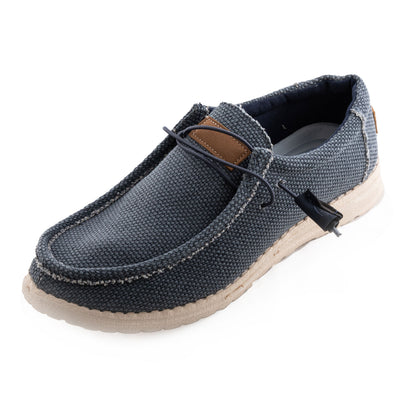 toocool scarpe slip on da uomo tela leggera mocassini casual lacci elastici suola antiscivolo camminata tempo libero toocool grz 9908 blu 44