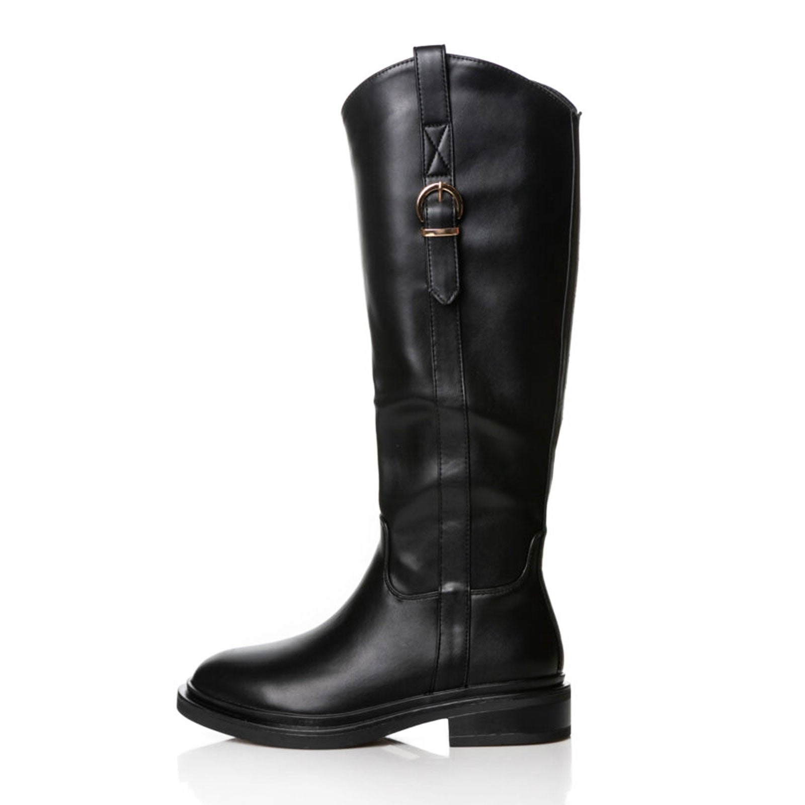 toocool stivali alti al ginocchio donna pelle sintetica stivali cavallerizza fibbia toocool d7977