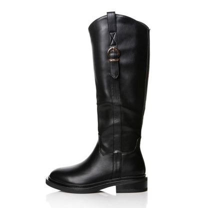 toocool stivali alti al ginocchio donna pelle sintetica stivali cavallerizza fibbia toocool d7977