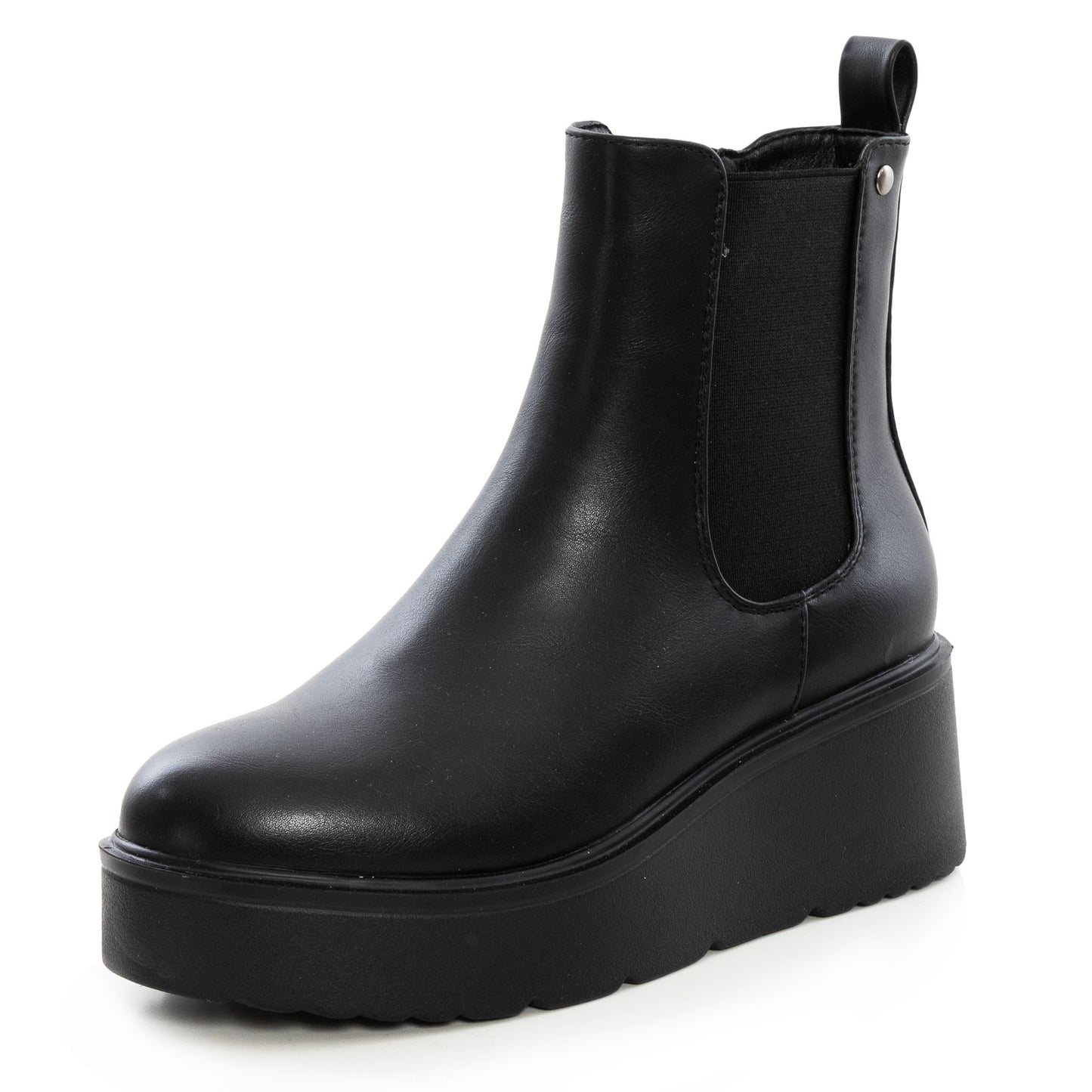 toocool stivali chelsea donna stivaletti alla caviglia elastici slip on zeppa toocool xg110 nero 36